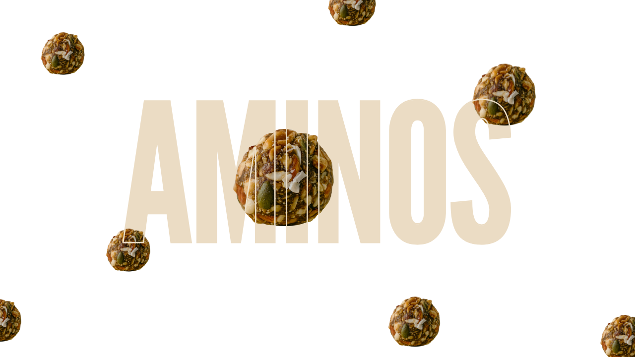 Dry fruit laddus with added amino acids